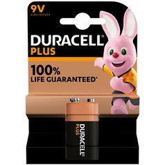 Baterie 9V Duracell PLUS POWER, 1ks (blistr)