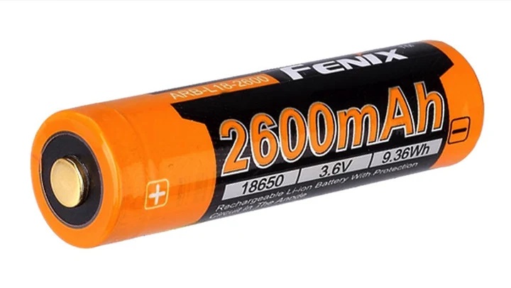 Dobíjecí baterie Fenix 18650 2600mAh (Li-Ion)