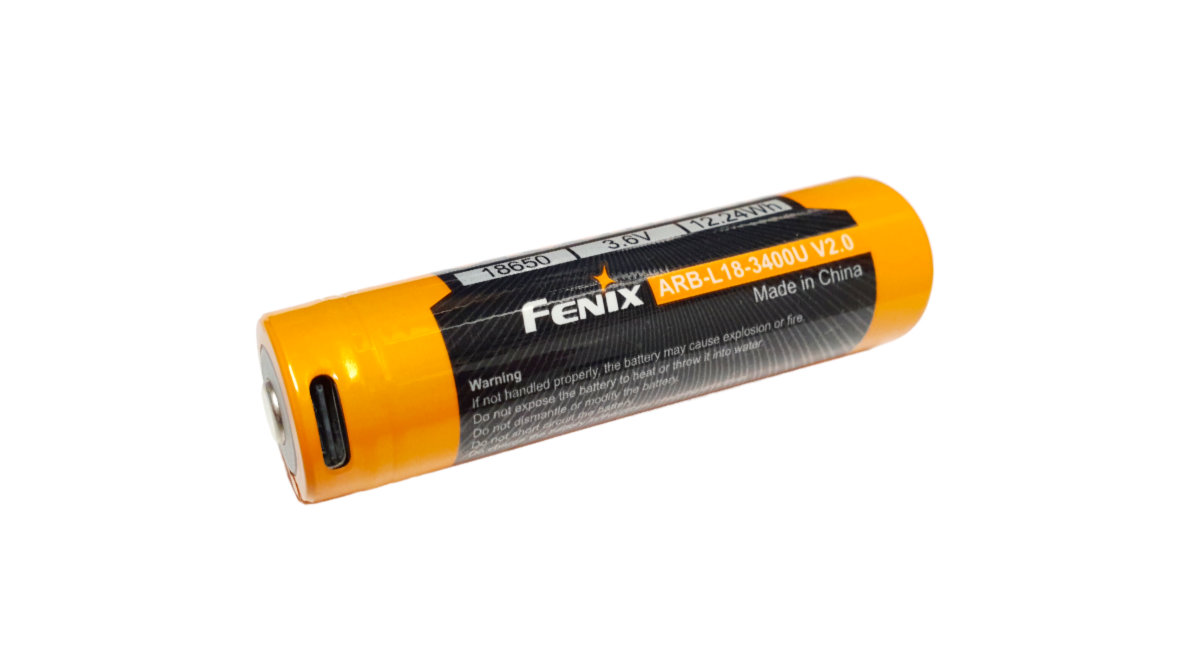Nabíjecí USB-C baterie Fenix 18650 3400 mAh
