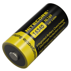 Nabíjecí baterie 16340 / RCR123A 950 mAh (Li-ion), Nitecore