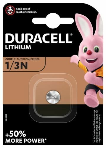 Baterie Duracell CR1/3N 1ks Baterie Duracell DL1/3N 1ks, originál