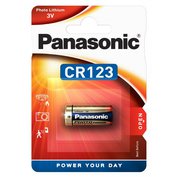 Baterie CR123 PANASONIC, 1 ks (blistr)