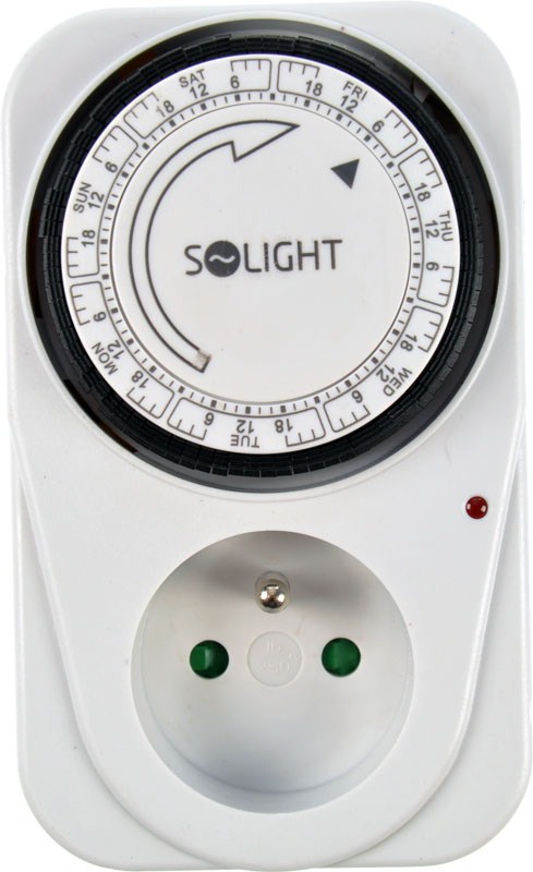 Solight DT02 Časovač týdenní s vypínačem