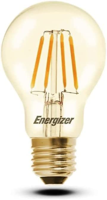 Energizer LED GLS Filament Gold 4,2W E27, 2200K, hnědé sklo, S12860 Antique Gold, náhrada 30W