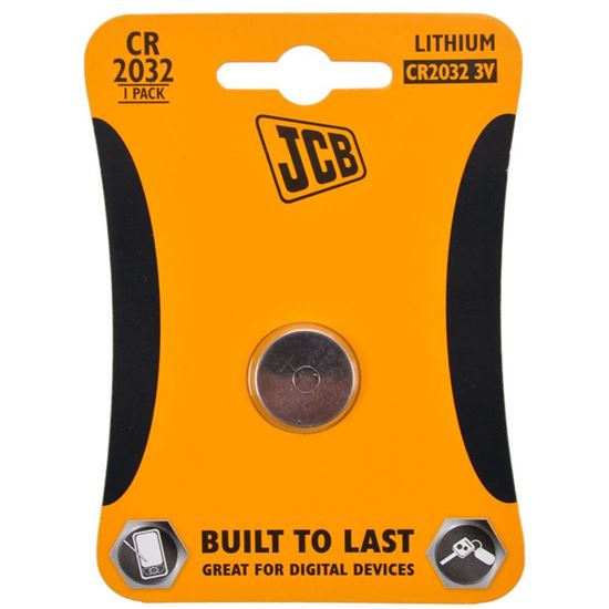 JCB knoflíková lithiová baterie CR2032, blistr 1 ks 3V lithiová baterie CR2032