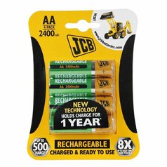 Baterie AA/HR6 2400mAh JCB RTU, 4 ks (blistr)