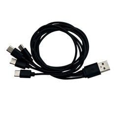 Čtyřnásobný nabíjecí kabel USB-C, 50 cm Čtyřnásobný nabíjecí kabel USB-C, 50 cm