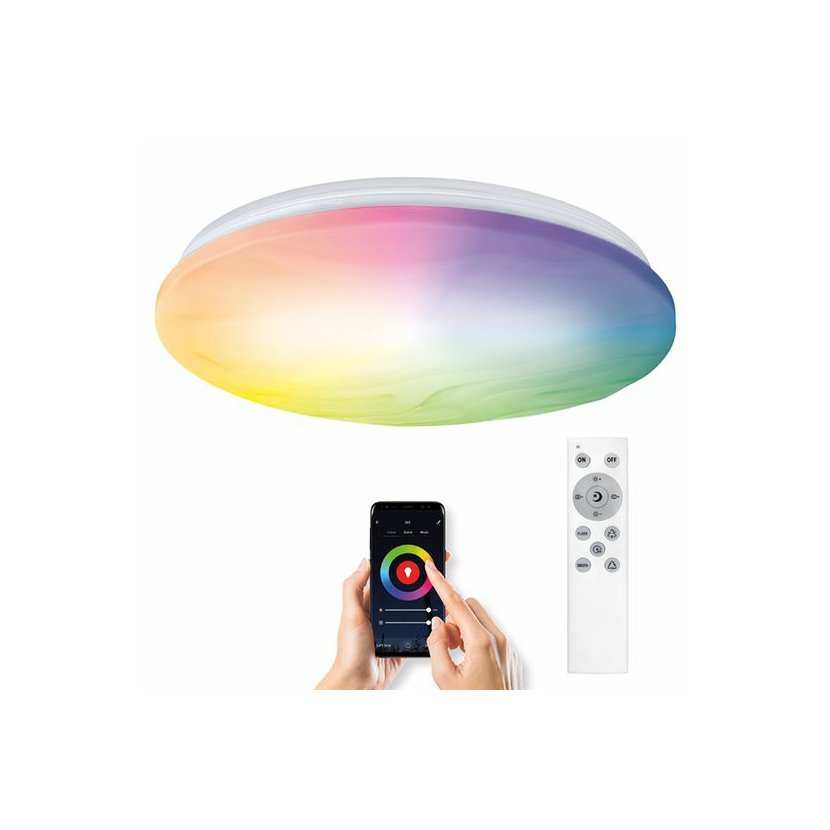 LED smart WiFi světlo 30W Solight WO792 stmívatelné, dálkové ovládání, multicolor, množstevní sleva