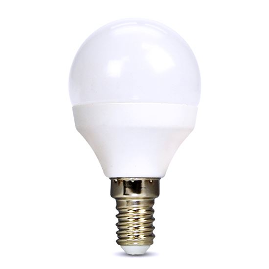 Solight LED žárovka Mini Globe G45 6W, 510lm, E14, neutrální bílá WZ417-1