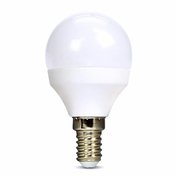 LED žárovka   8W (55W) E14, mini globe, SOLIGHT, neutrální bílá