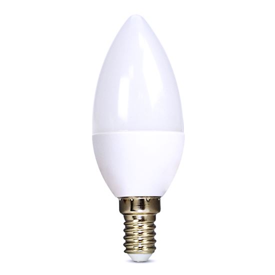 Solight LED žárovka Candle C37 8W, 720lm, E14, neutrální bílá WZ428-1