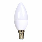LED žárovka   6W (42W) E14 SOLIGHT, svíčka, studená bílá