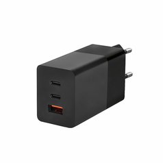 USB nabíjecí adaptér, 2x USB-C, 1x USB-A, GaN 65W, Solight