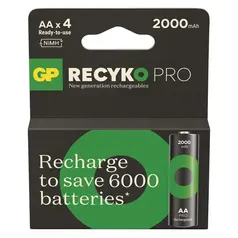 Baterie GP ReCyko Pro AA 2000mAh 4 ks (blistr)