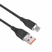 Silikonový USB kabel, 1m, USB 2.0 A konektor - USB-C 3.1 konektor, Solight