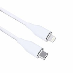 Silikonový USB kabel 0.5 m, USB-C konektor - Lightning konektor, Solight