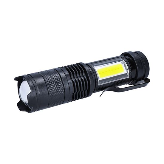 LED nabíjecí kapesní svítilna, zoom, USB, Solight WN49