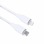 Silikonový USB kabel 2m, USB-C konektor - Lightning konektor, Solight