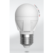 LED žárovka   6W (48W) E27, mini globe, SKYLIGHTING, neutrální bílá