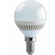 LED žárovka   5W (35W) E14, mini globe, LIGHT, teplá bílá