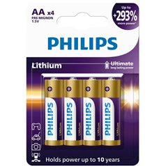 philips-Lithium-AA-fr6lb4a-lithiova-Ultimate-4ks