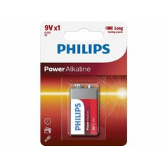 Baterie 9V PHILIPS Power Life, 1ks (blistr)