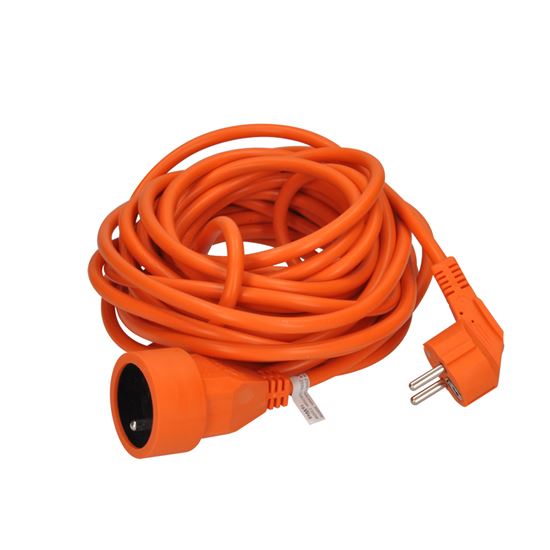 Solight PS16O Prodlužovací kabel, 1 zásuvka, 10 m, 3x1 mm2, oranžová