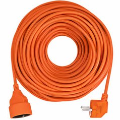 Prodlužovací kabel 1 zásuvka 40m, průřez 3x1,5mm2, oranžová, SOLIGHT