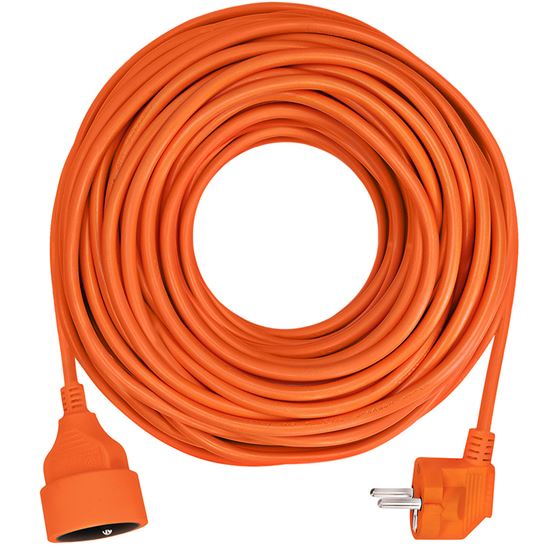 Solight prodlužovací kabel 1 zásuvka 30m, průřez 3x1,5mm2, PS08 oranžová