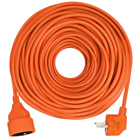 SOLIGHT prodlužovací kabel 25m PS09, 3x1,5mm2, oranžový