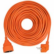 Prodlužovací kabel 1 zásuvka 25m, průřez 3x1,5mm2, oranžová, SOLIGHT