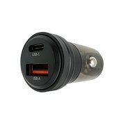 Autoadaptér QC3.0 USB-A, USB-C 30W, Solight