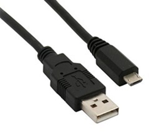 USB kabel, USB 2.0 A konektor - USB B micro konektor, sáček, 50cm, SOLIGHT