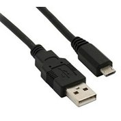 USB kabel, USB-A na USB-B micro USB, délka 50cm, SOLIGHT