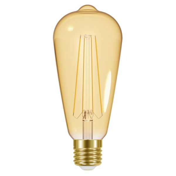 Designová LED žárovka Filament, 5W E27 (náhrada 40W), 2200K, Vintage Energizer S9433