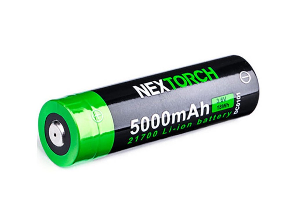 Nabíjecí USB-C baterie 21700 5000mAh, 3,6V (Li-ion), Nextorch Nabíjecí USB-C baterie 21700 5000mAh, 3,6V (Li-ion), Nextorch
