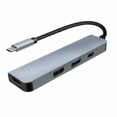 USB-C hub 4v1 Solight