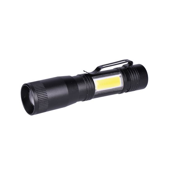 Solight LED kovová svítlna 3W + COB, 150 + 60lm, AA, černá, WL115 Solight LED kovová svítlna 3W + COB, 150 + 60lm, AA, WL115