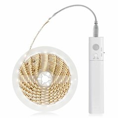 LED pásek 1m, s pohybovým senzorem, napájení 4x AAA, SOLIGHT