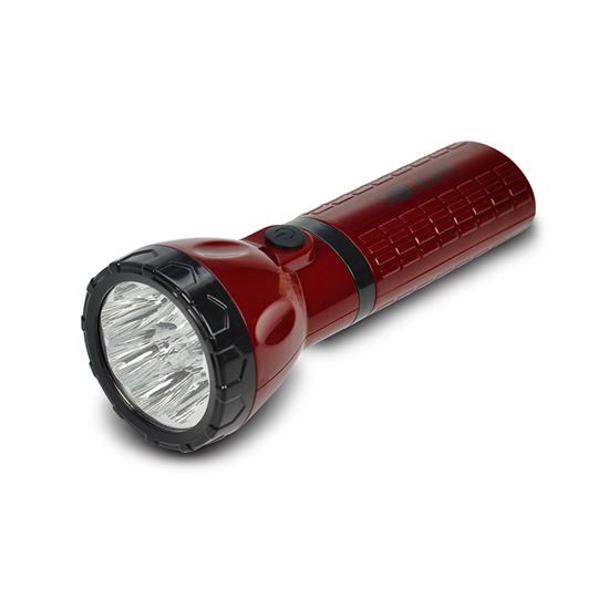 Svítilna nabíjecí LED (9x), Plug-in, červenočerná WN10, množstevní sleva