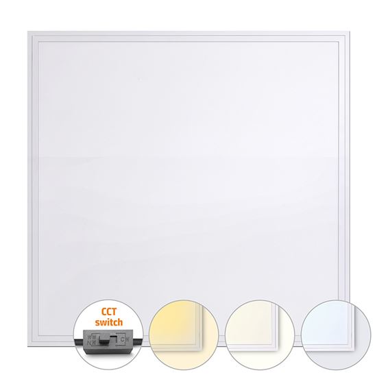 Solight WO19-W LED panel 48W, 6240lm, 3000-6000K, Lifud, 60x60cm