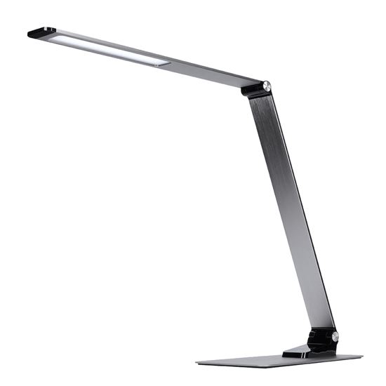 Solight LED stolní lampička stmívatelná, 11W, broušený hliník, WO51-S