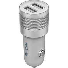 Autoadaptér, 2x USB - A, 4.8A, YENKEE